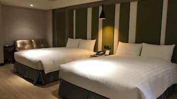 In-room safe, desk, blackout curtains, soundproofing