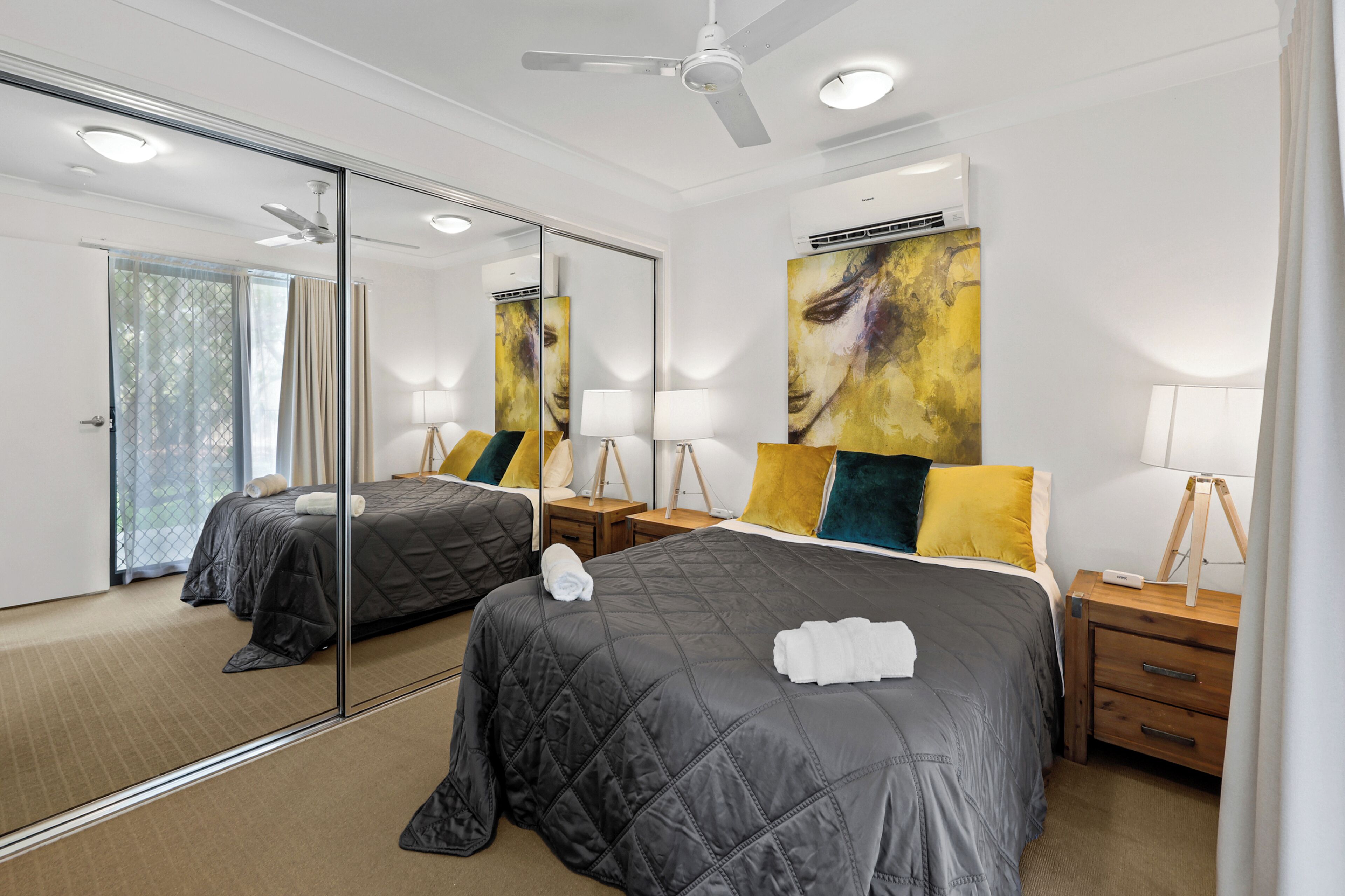 3 sovrum, skrivbord, strykjärn/strykbräda och gratis wi-fi