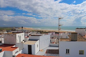 Vista a la playa o el mar