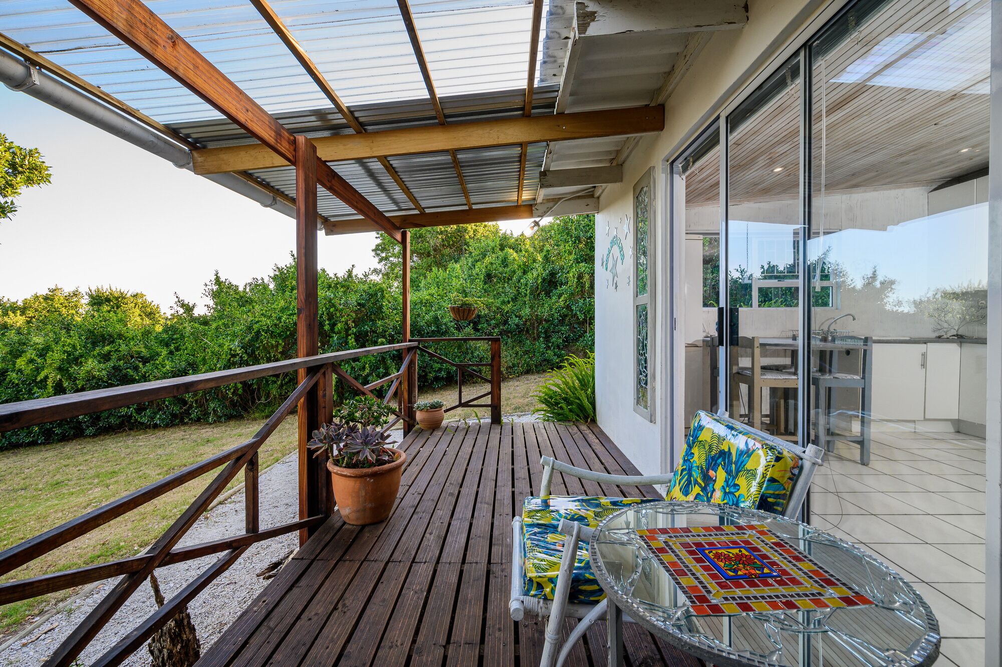 Cottage Familial, 2 chambres, coin cuisine, vue océan | Terrasse/Patio