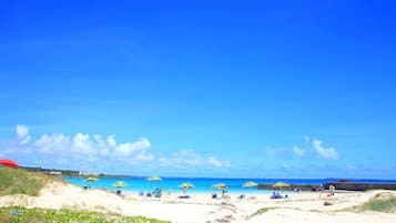 Private beach