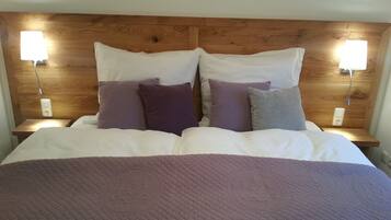 2 bedrooms, premium bedding, desk, iron/ironing board