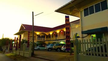 Front of property – evening/night