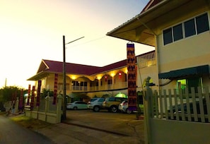 Front of property - evening/night