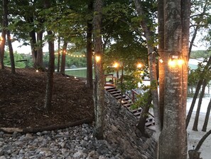 Property grounds - Cozy Cabin on Lake James with Private Beach and Boat Dock (Nebo)