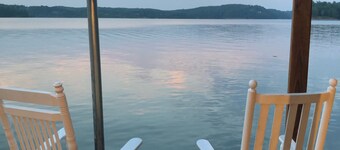 Cozy Cabin on Lake James with Private Beach and Boat Dock