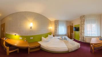 Ropa de cama de alta calidad y minibar