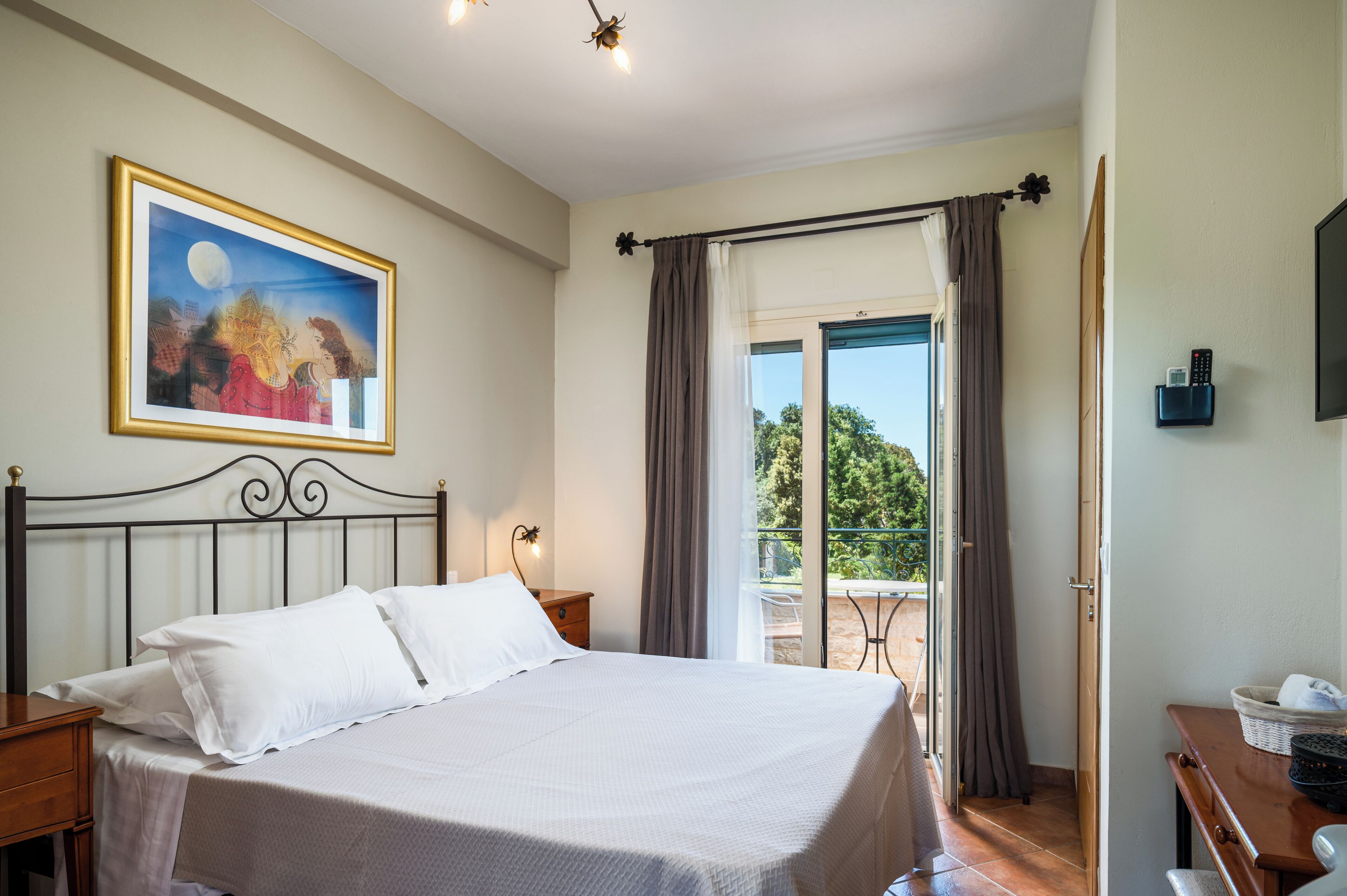 Villa de lujo, 2 habitaciones, vista al jardín (Thalassa) | Caja de seguridad en la habitación y decoración personalizada 