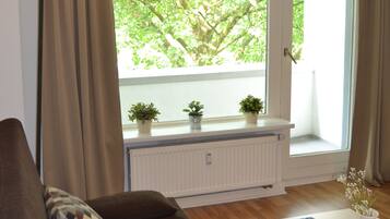 Business-Apartment, 1 Schlafzimmer, Nichtraucher | Schreibtisch, Bügeleisen/Bügelbrett, kostenloses WLAN, Bettwäsche