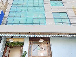 Fassade der Unterkunft