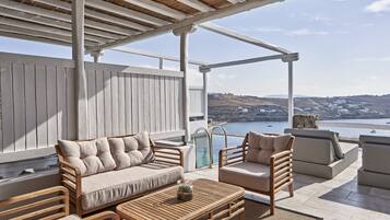 Suite – superior, privat basseng, sjøutsikt (Ultimate Bliss Suite) | Terrasse/patio