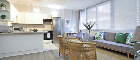 公寓, 1 间卧室 | 起居区 | 平板电视