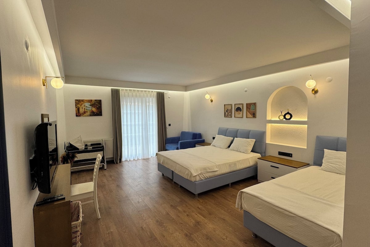 superior triple room, patio | 1 bedroom, egyptian cotton sheets, premium bedding, down duvets