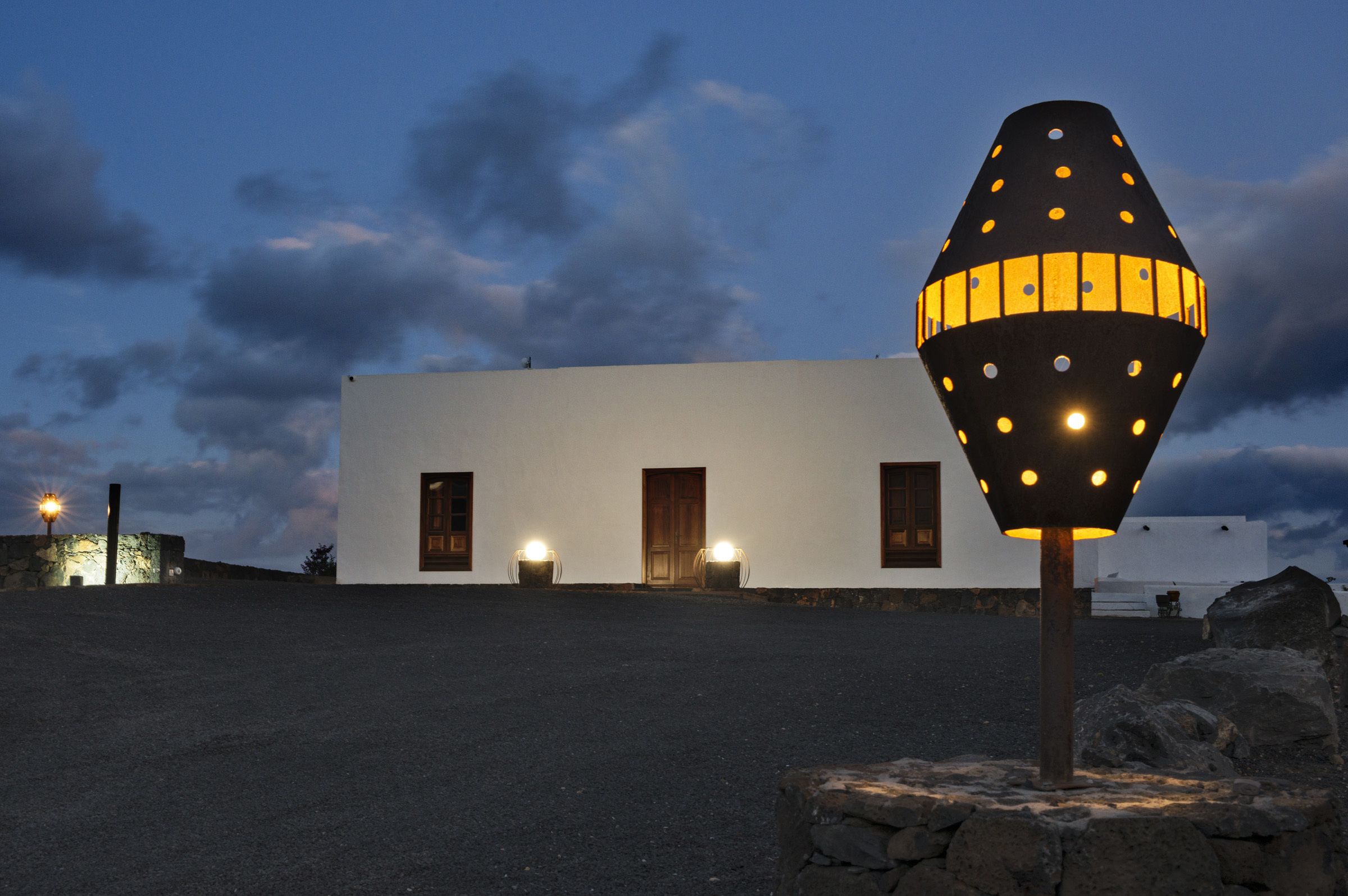 front of property – evening/night