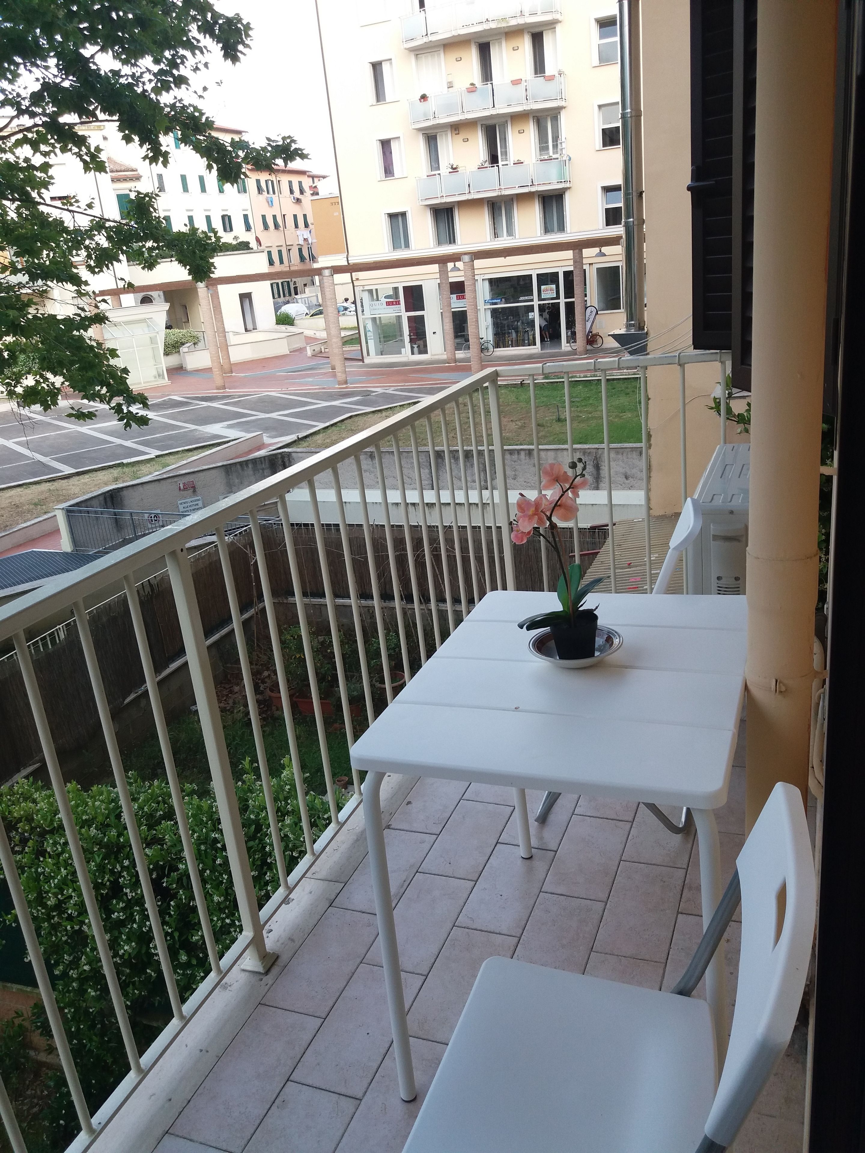 Blick von der Unterkunft