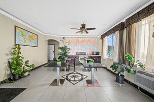 Sala de estar en el lobby
