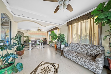 Sala de estar en el lobby