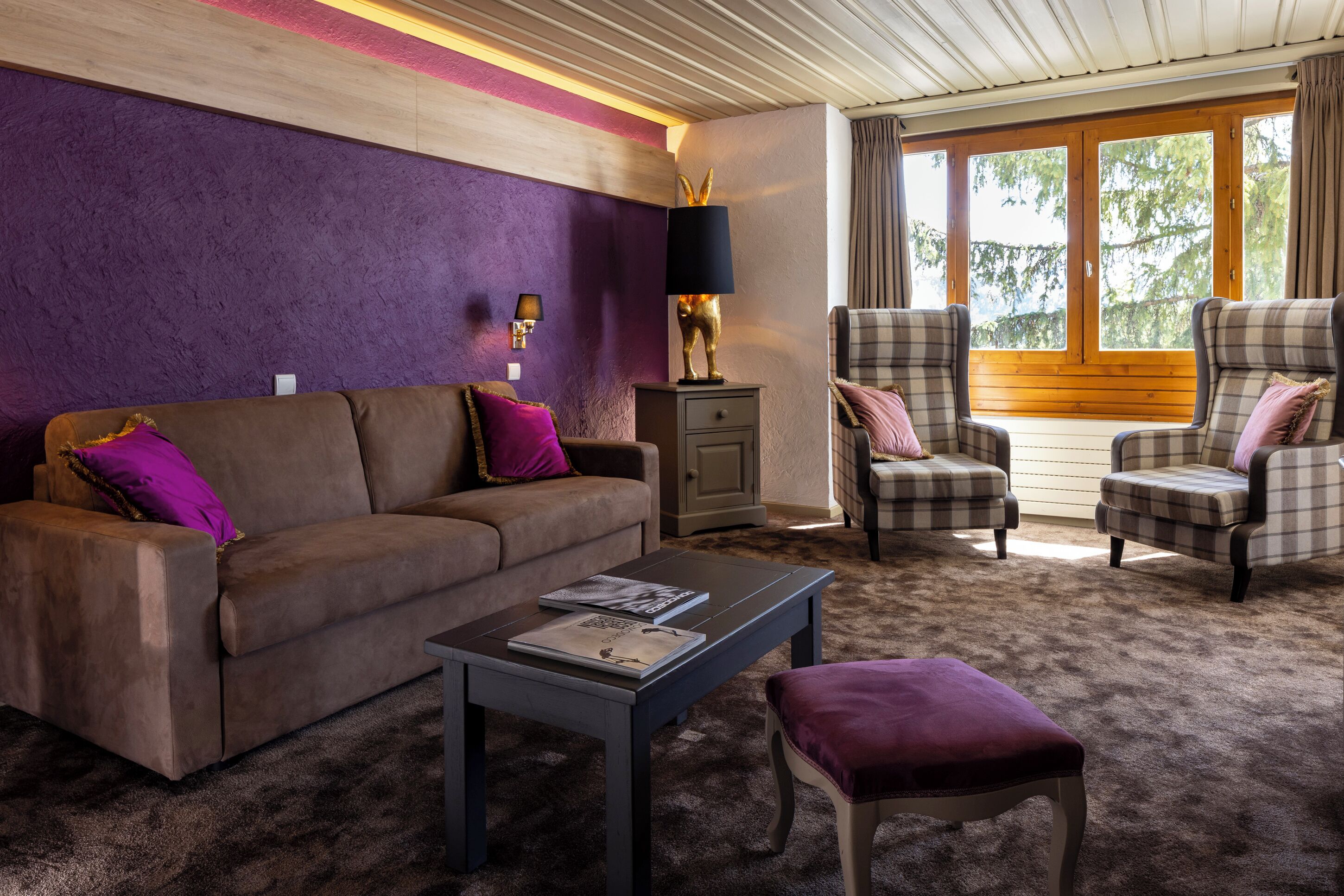 comfort suite | living area | flat-screen tv