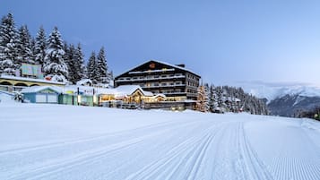 Front of property – evening/night