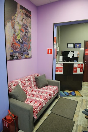 Lobby sitting area