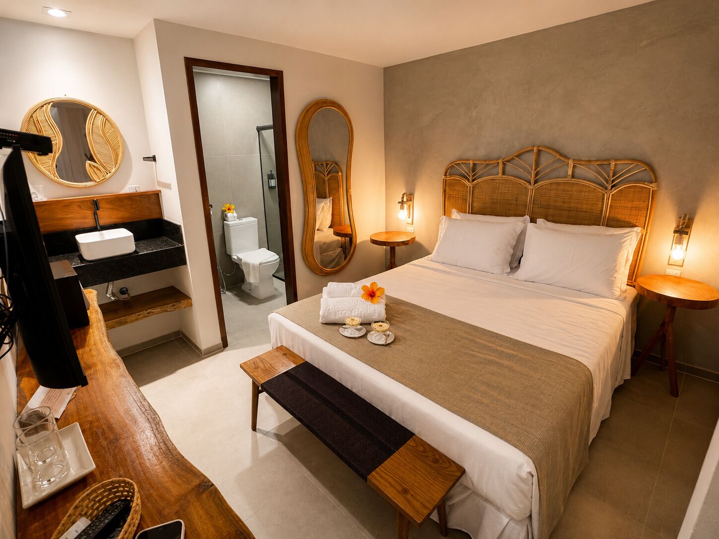 Doppelzimmer | Minibar, kostenloses WLAN, Bettwäsche