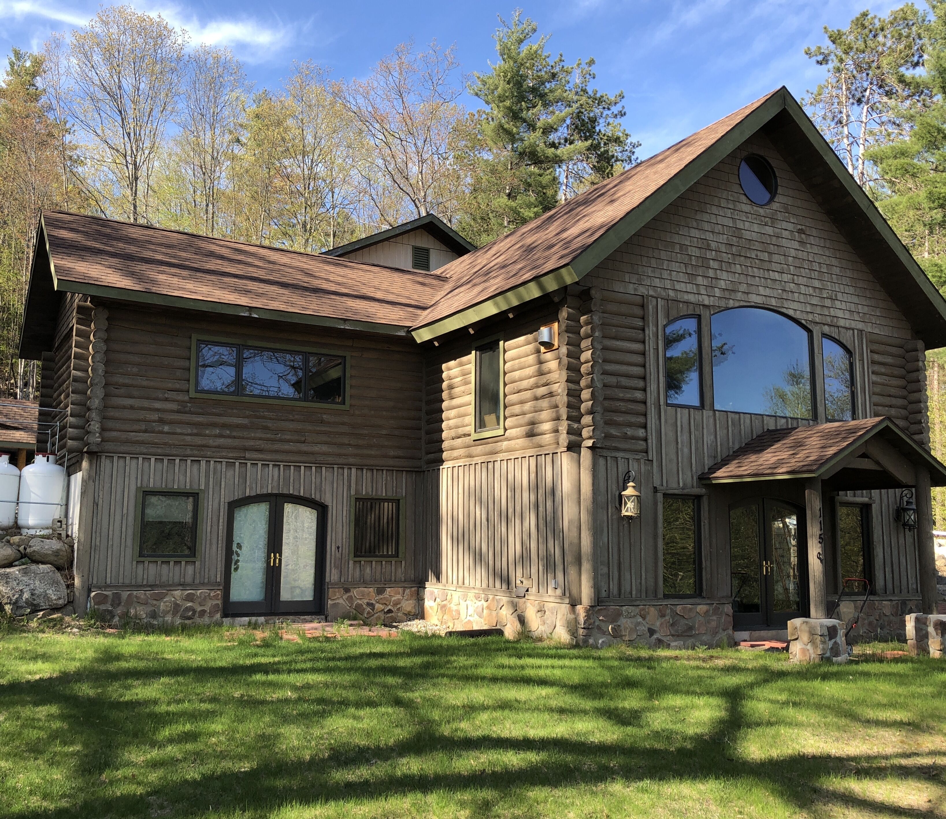 Giant Adirondack House on Sherman Lake, Near Lake George, Perfect 2 Family Vac.