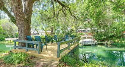 Waterfront Deck & Private Dock! Rainbow River Home