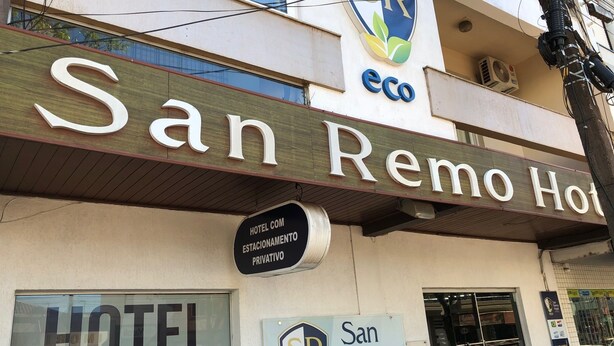 Property entrance - San Remo Hotel (Carazinho)