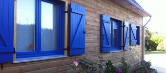 Pretty Cozy 3 * hus, grøn 7/8 pers St Gildas de Rhuys, 1 km bg, 2 km strand