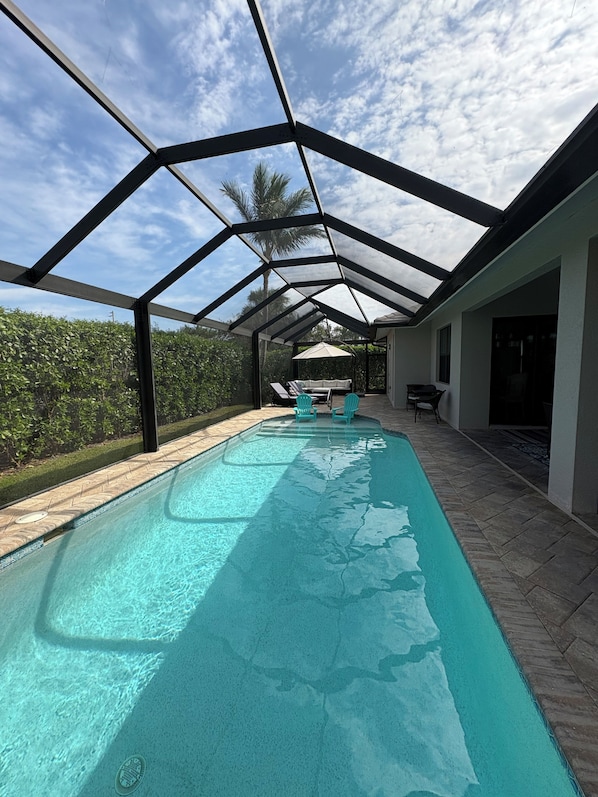 Piscine chauffée