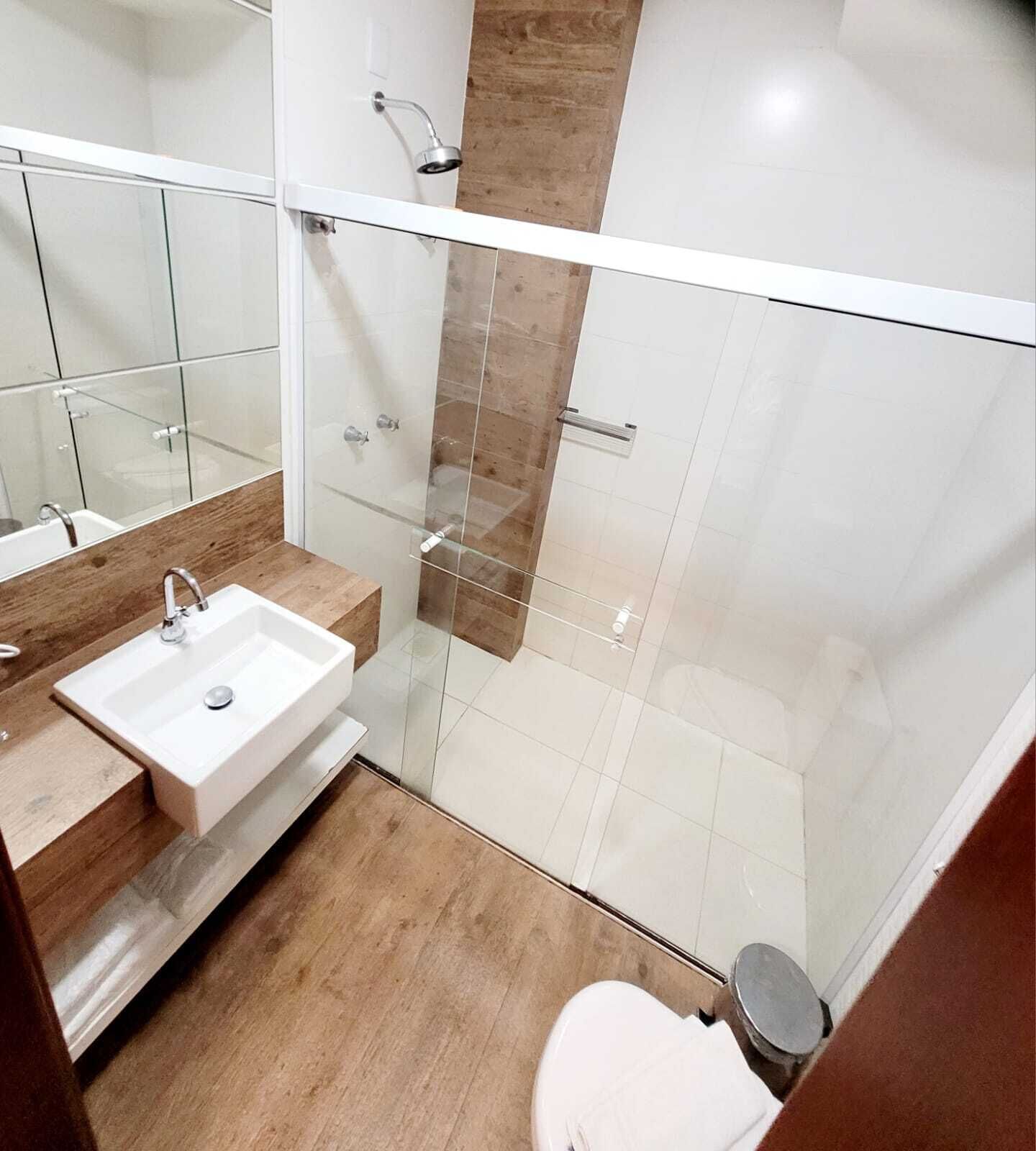 premium double room, 1 king bed | bathroom | shower, hair dryer, towels