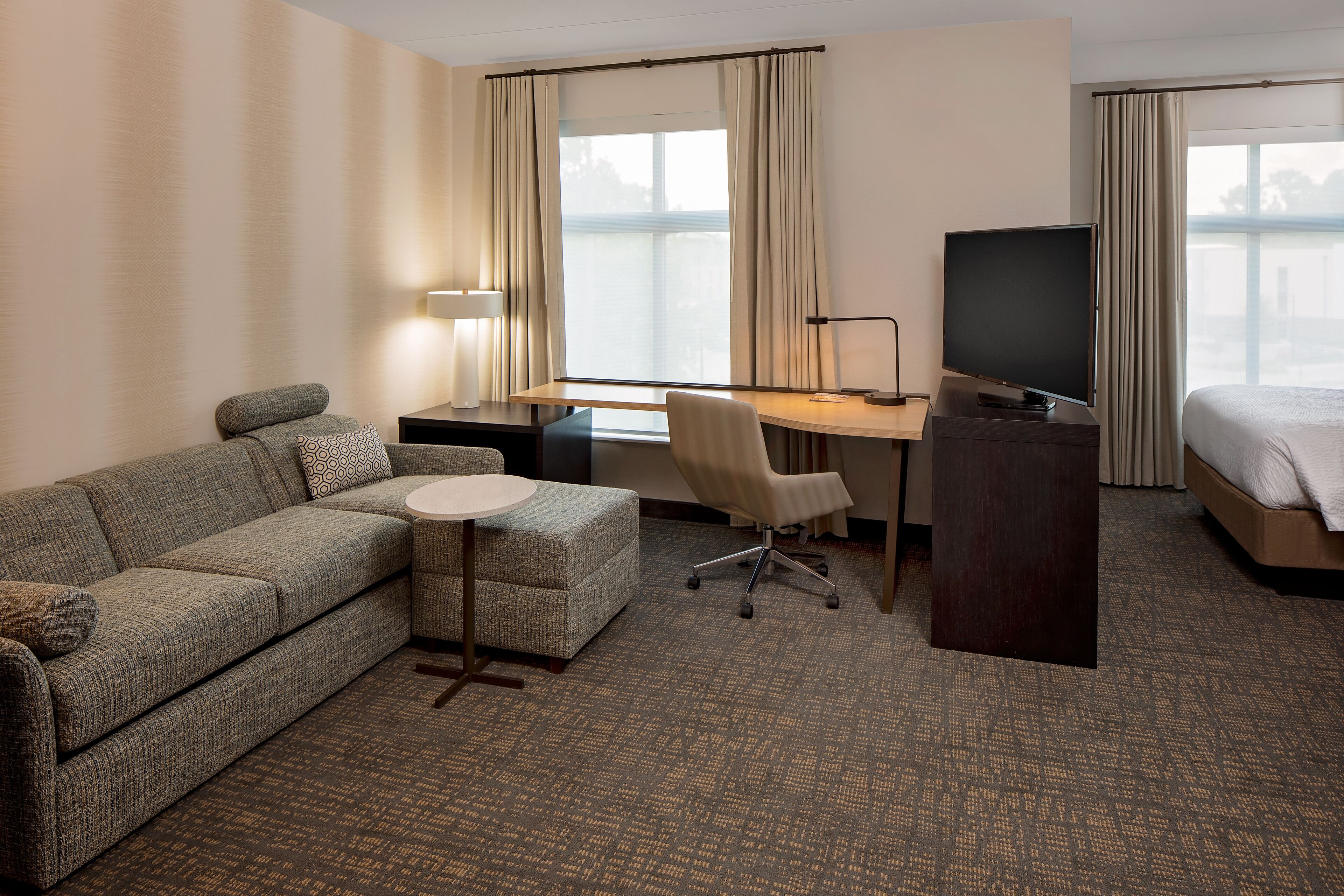 desk, laptop workspace, iron/ironing board, free cots/infant beds