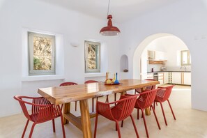 Villa, Multiple Bedrooms, Beach View | Private kitchen | Full-sized fridge, microwave, oven, stovetop