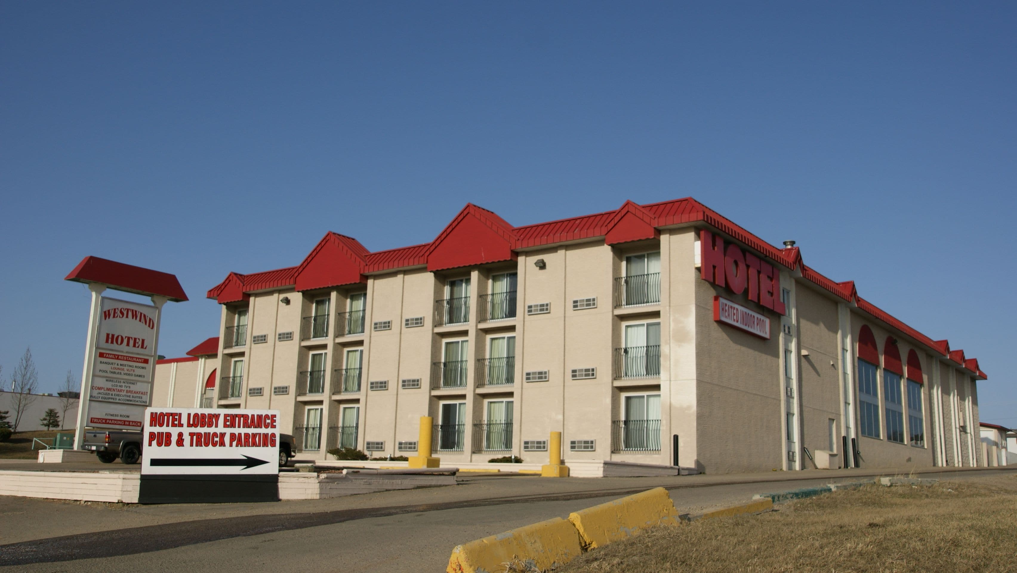 Blick von der Unterkunft