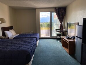 Down comforters, desk, free WiFi, bed sheets