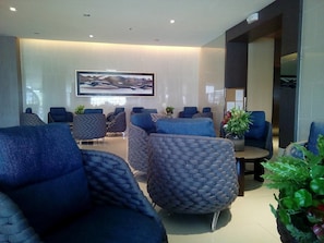 Lobby sitting area