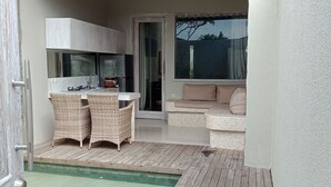 Deluxe Villa | Terrace/patio - Bali Private Villas Room 14 (Legian)