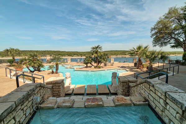 Indoor pool, outdoor pool