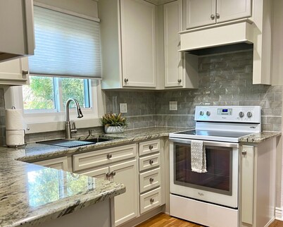 Clean and Private  Mid-Century Modern Park House Gem