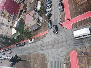 Parkering på området