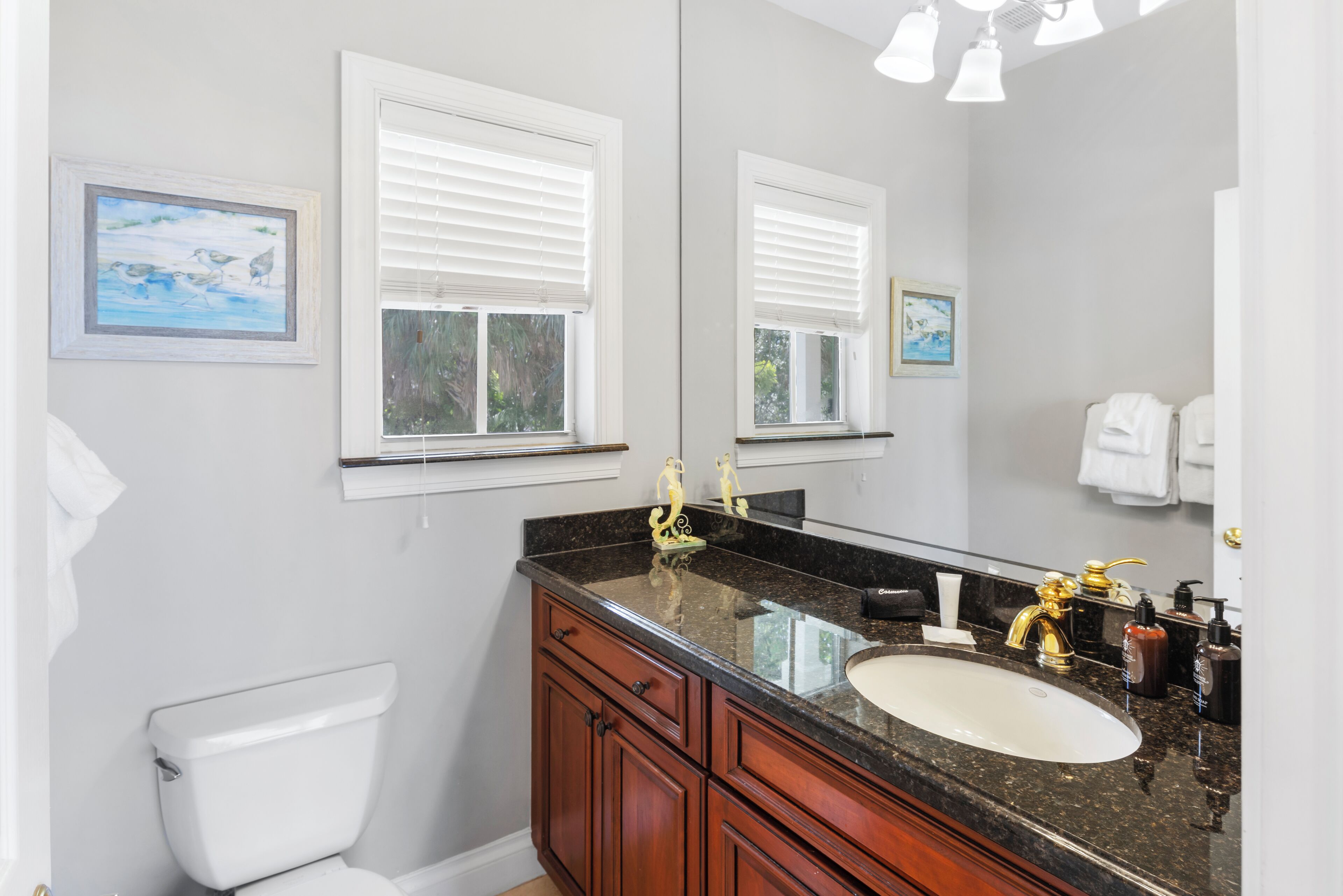 Half bath off kitchen
