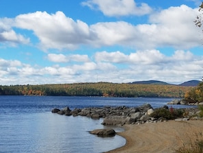 Sun loungers, beach towels - Perfect Lakefront Getaway ~ Beautiful Private Setting!  (Dedham)