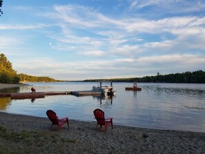 Sun-loungers, beach towels - Perfect Lakefront Getaway ~ Beautiful Private Setting! (Dedham)