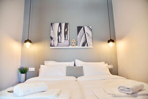 2 soverom, lydisolert, strykejern/-brett og wi-fi