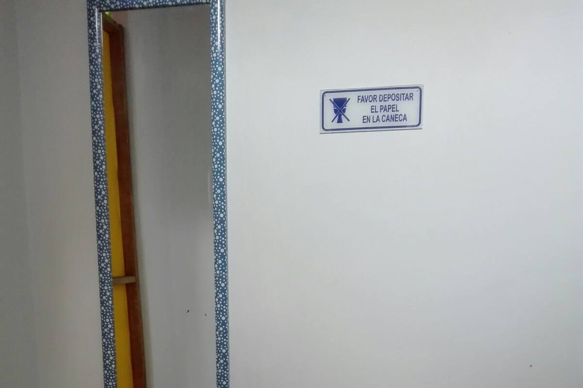 Shower, free toiletries
