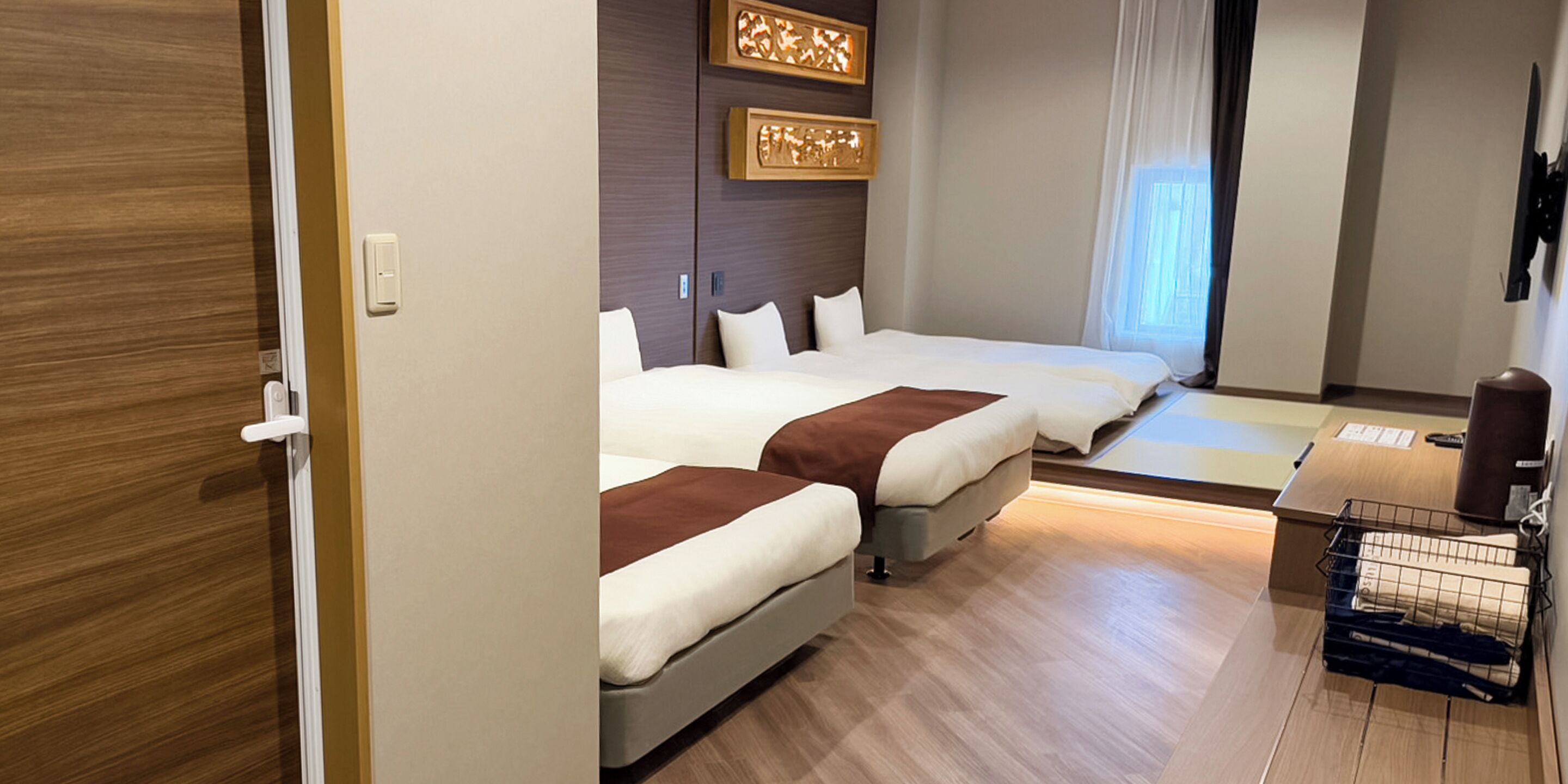 family quadruple room | 1 bedroom, down duvets, iron/ironing board, free wifi