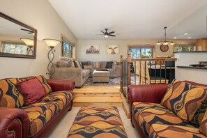 TV, fireplace, DVD player, stereo