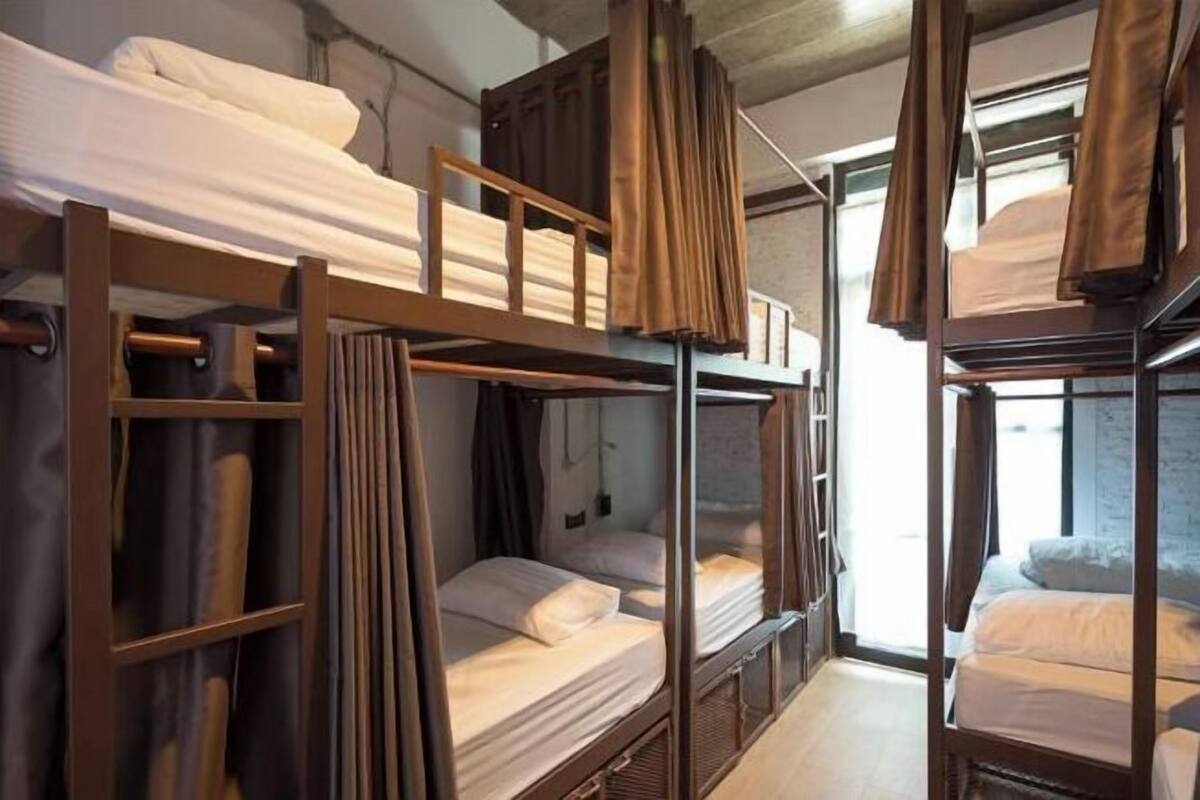 Blackout drapes, WiFi (free), bed sheets