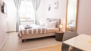 2 Schlafzimmer, Reisekinderbett, WLAN, Bettwäsche