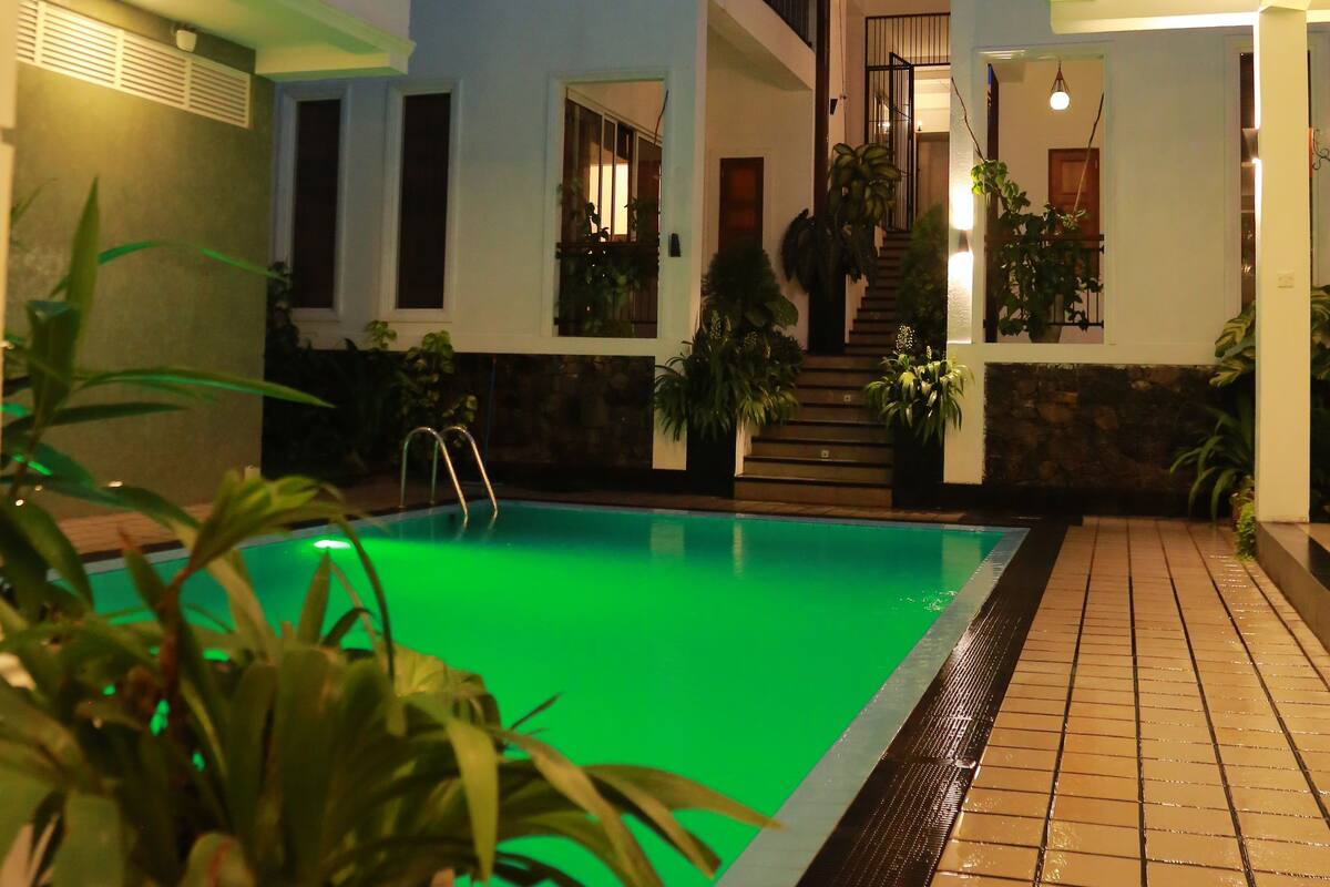 Superior Apartment, 3 Bedrooms, Smoking, Pool View | Minibar, in-room safe, desk, soundproofing